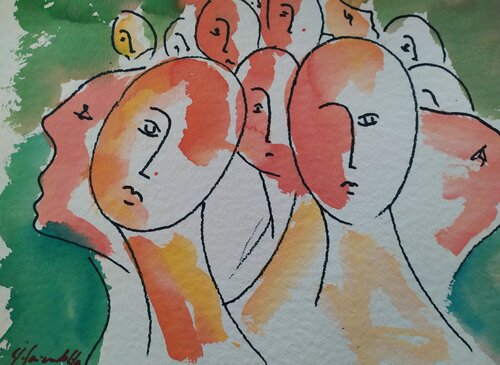 Figure by Giancarlo Siniscalchi, Work on Paper for Sale on Singulart