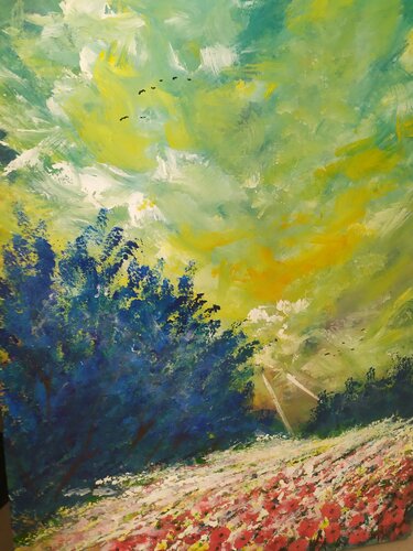 PRIMAVERA in fiore von Giancarlo Siniscalchi, Malerei kaufen auf Singulart