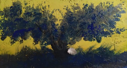 Il riposo dell' Angelo 1 par Giancarlo Siniscalchi, Peinture en vente sur Singulart