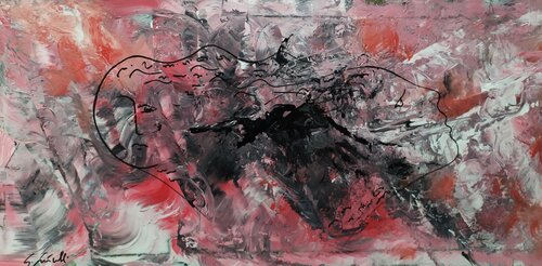Vibrazioni e figure van Giancarlo Siniscalchi, Schilderij te koop op Singulart