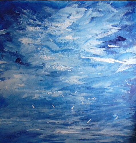 Cielo mare..mare cielo by Giancarlo Siniscalchi, 회화 for Sale on Singulart