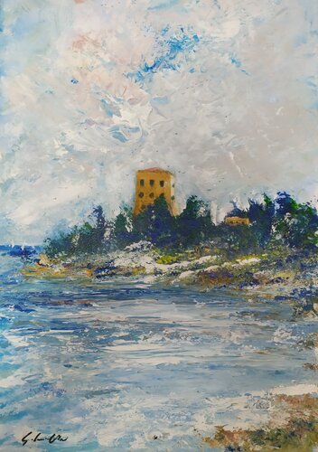 Paesaggio marino Calabro von Giancarlo Siniscalchi, Malerei kaufen auf Singulart