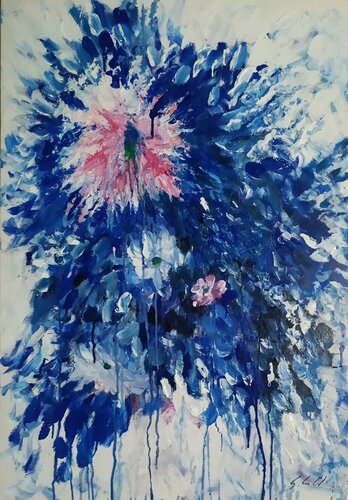 Fleur's van Giancarlo Siniscalchi, Schilderij te koop op Singulart