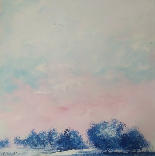 Aurora invernale van Giancarlo Siniscalchi, Schilderij te koop op Singulart
