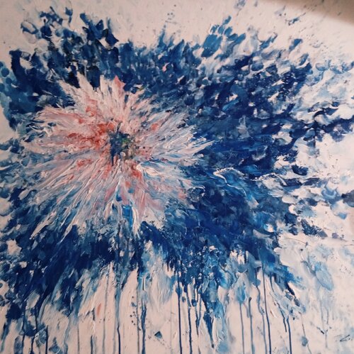 Floral fantasy van Giancarlo Siniscalchi, Schilderij te koop op Singulart