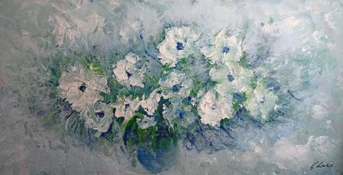 Vaso con fiori von Giancarlo Siniscalchi, Malerei kaufen auf Singulart