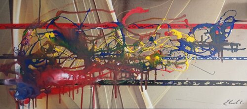 Messaggi subliminari 1 by Giancarlo Siniscalchi, Painting for Sale on Singulart