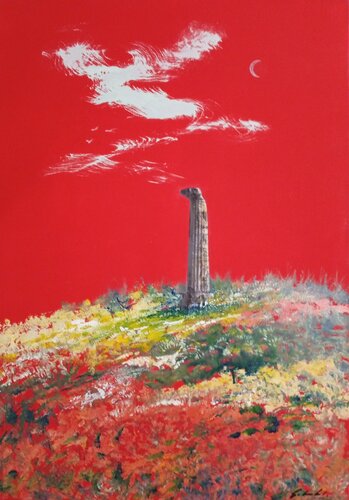 Tra Passato e presente (paesaggio) par Giancarlo Siniscalchi, Peinture en vente sur Singulart