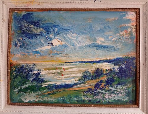 Vele rosse van Giancarlo Siniscalchi, Schilderij te koop op Singulart