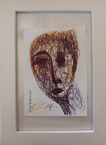 Volto von Giancarlo Siniscalchi, Werk auf Papier kaufen auf Singulart