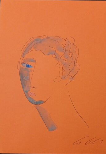 Volto by Giancarlo Siniscalchi, Work on Paper for Sale on Singulart