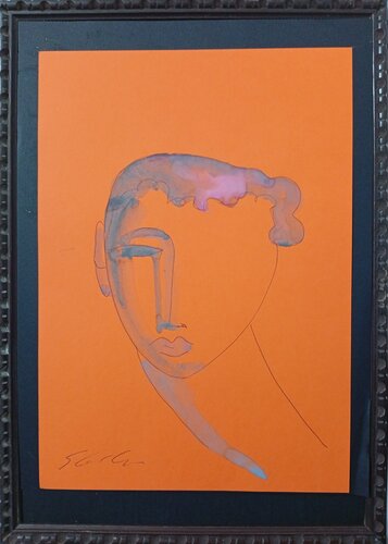 Profilo di uomo di Giancarlo Siniscalchi, Opera su carta in vendita su Singulart