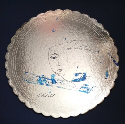 Volto di donna by Giancarlo Siniscalchi, 소묘 for Sale on Singulart