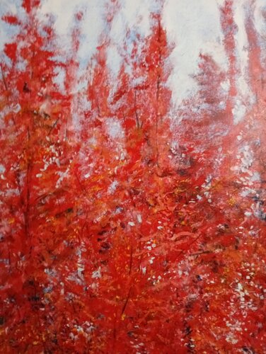 Bosco d' Autunno by Giancarlo Siniscalchi, Painting for Sale on Singulart
