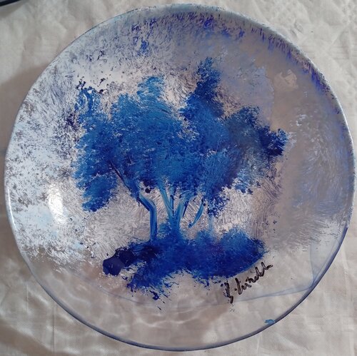 Alberi in blu van Giancarlo Siniscalchi, Schilderij te koop op Singulart