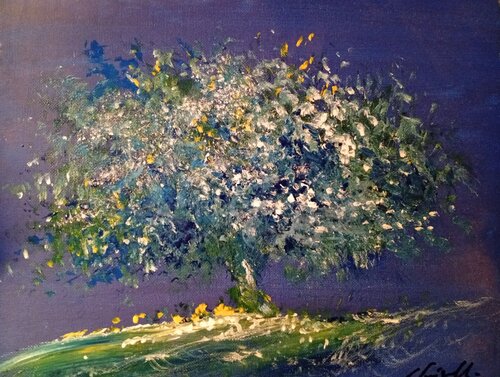 Notturno blu van Giancarlo Siniscalchi, Schilderij te koop op Singulart