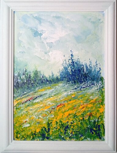 Paesaggio agreste by Giancarlo Siniscalchi, 회화 for Sale on Singulart
