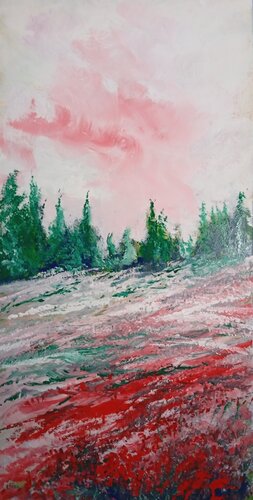 cielo in rosa by Giancarlo Siniscalchi, 회화 for Sale on Singulart