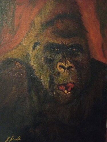Gorilla par Giancarlo Siniscalchi, Peinture en vente sur Singulart