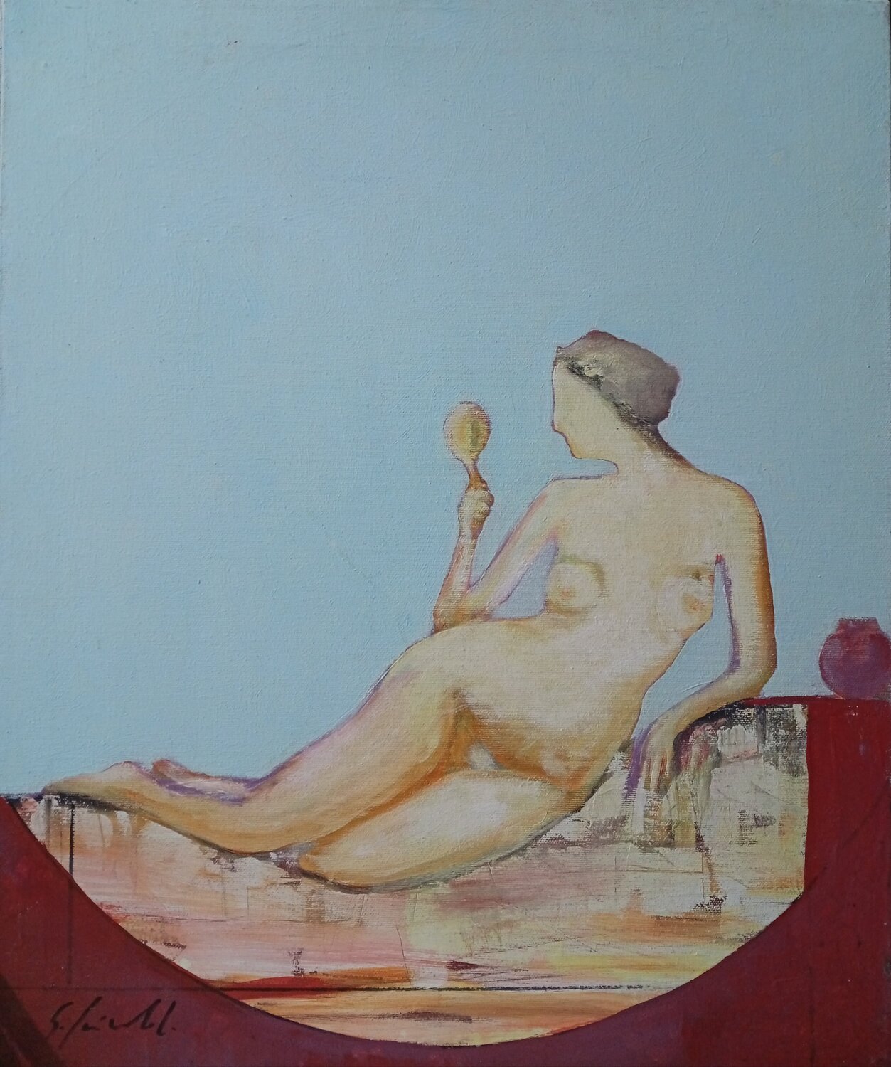 Donna allo specchio Giancarlo Siniscalchi