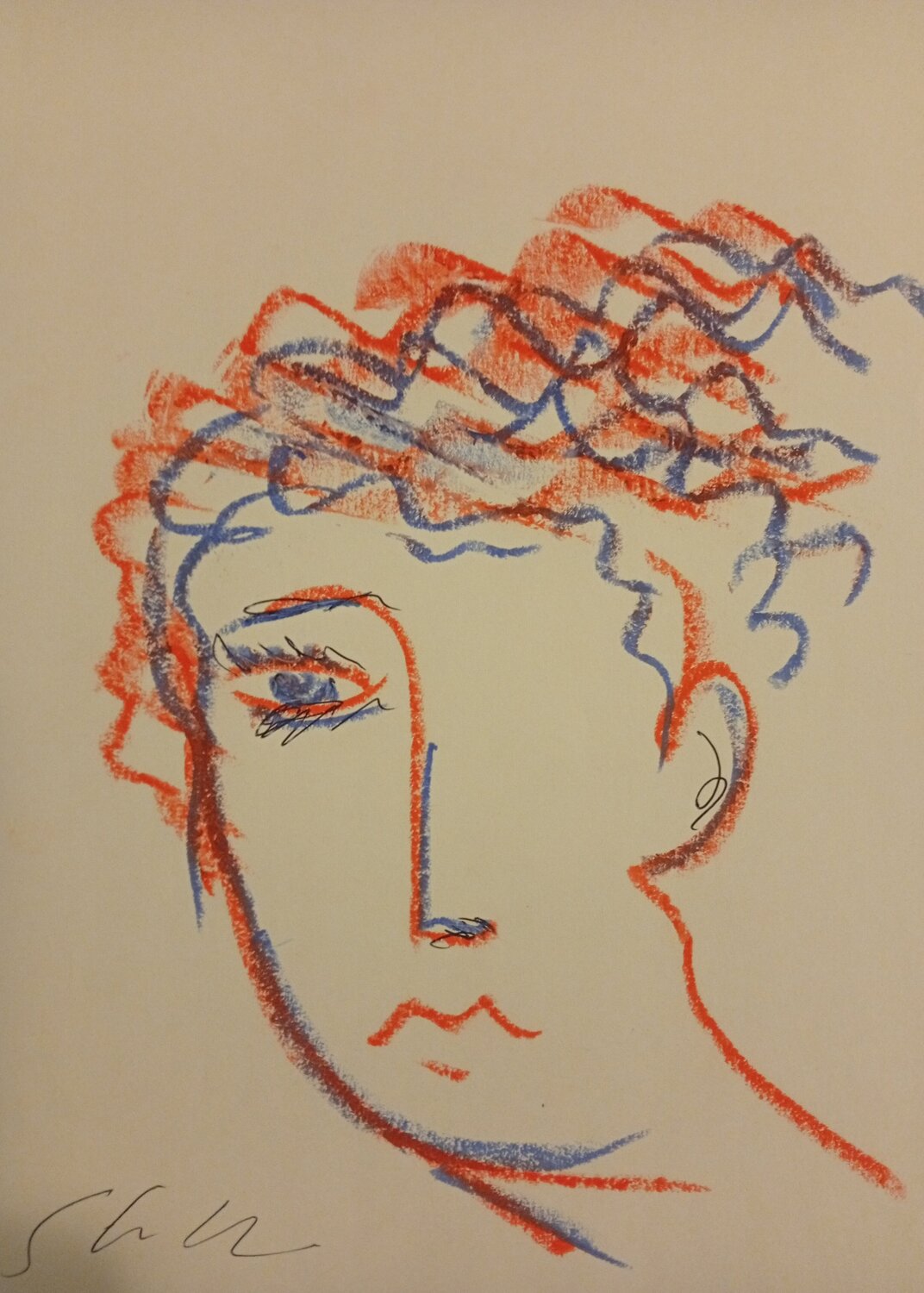 Volto di giovane serio Giancarlo Siniscalchi