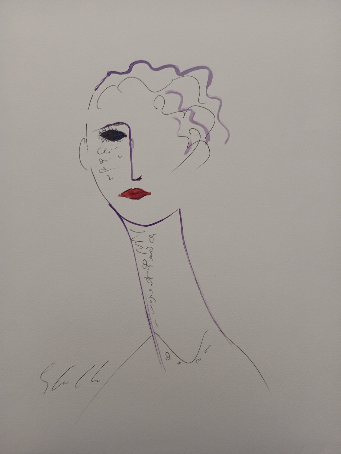 Volto di nobildonna Giancarlo Siniscalchi