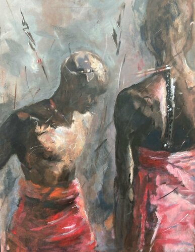 AFRICA INSPIRATION di Ellen Siliakus, Pittura in vendita su Singulart