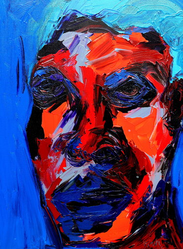 Untitled - Man of Color Series de Harold Smith, Pintura a la venta en Singulart