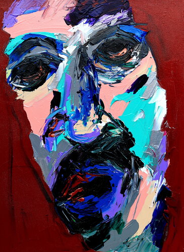 Untitled - Man of Color Series de Harold Smith, Pintura a la venta en Singulart