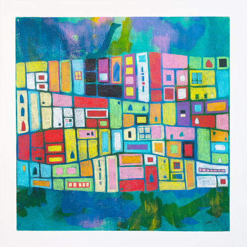 A SWEET CITY von Marc Laffolay, Malerei kaufen auf Singulart