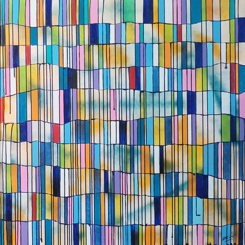 RAIN GAMES van Marc Laffolay, Schilderij te koop op Singulart