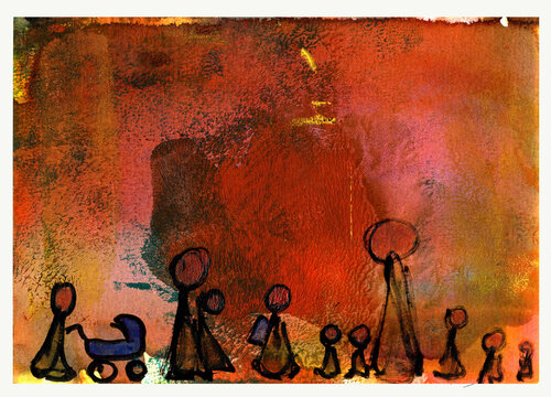 DEPUIS LONGTEMPS NOUS MARCHIONS by Marc Laffolay, Print for Sale on Singulart