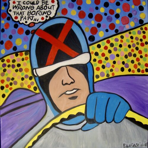 Racer X Driving by Peter Locascio, 회화 for Sale on Singulart