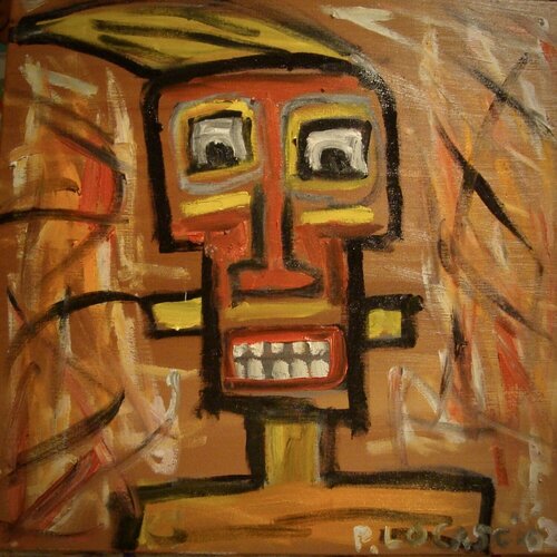 Robo-man's head von Peter Locascio, Malerei kaufen auf Singulart
