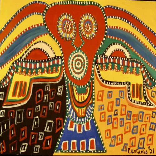 American Owl von Peter Locascio, Malerei kaufen auf Singulart