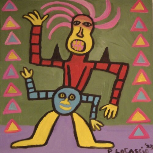 Man with Two persona's Peter Locascio