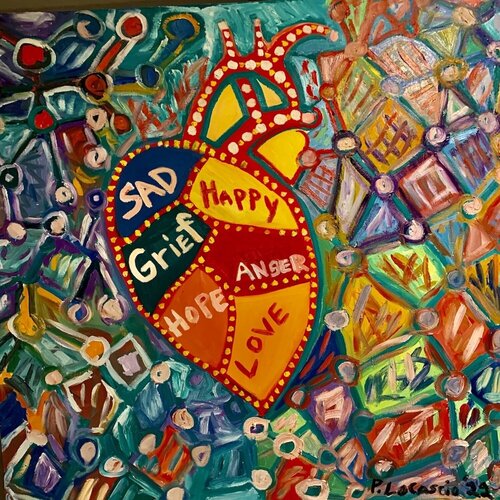Map Of My Heart von Peter Locascio, Malerei kaufen auf Singulart