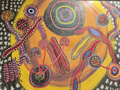 Space Worms van Peter Locascio, Schilderij te koop op Singulart