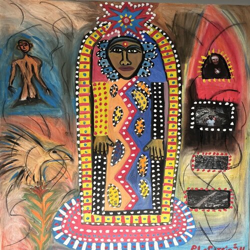 Shiva /Creator/ destroyer van Peter Locascio, Schilderij te koop op Singulart