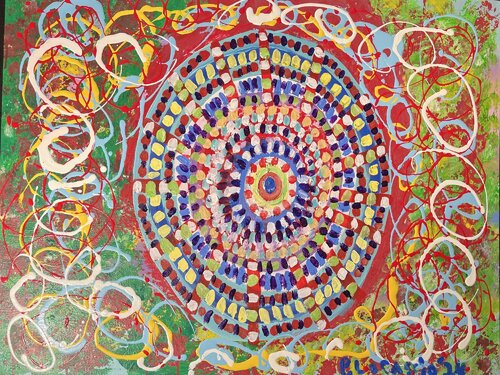 Liquid Mandala von Peter Locascio, Malerei kaufen auf Singulart