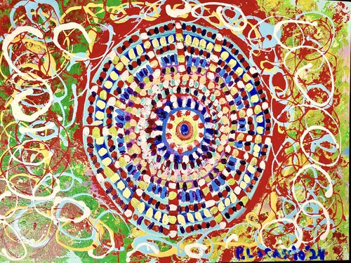 Liquid Mandala von Peter Locascio, Malerei kaufen auf Singulart