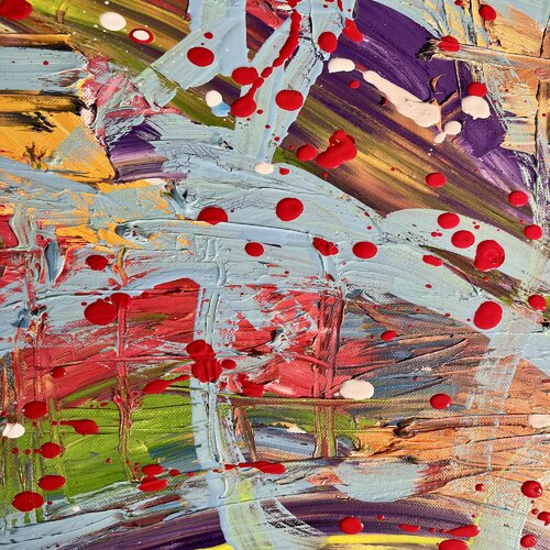 Blue Monday, detail 1 van Peter Locascio, Schilderij te koop op Singulart