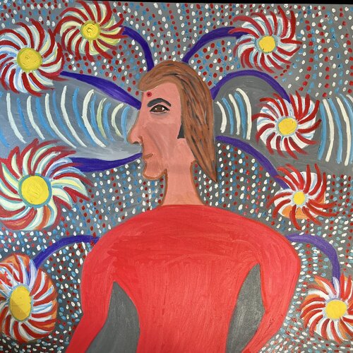 Daisy Cutter van Peter Locascio, Schilderij te koop op Singulart