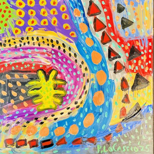 Red Diamond di Peter Locascio, Pittura in vendita su Singulart