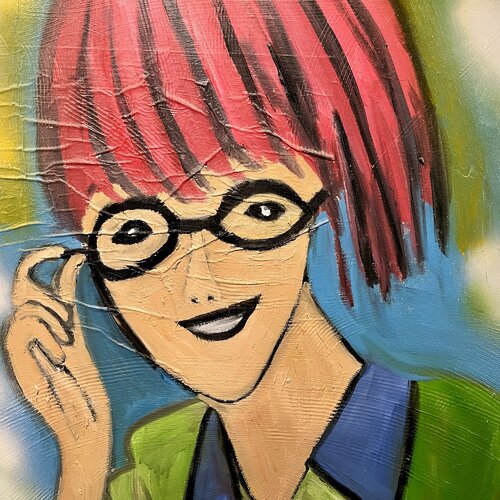 Anime couple/ closeup von Peter Locascio, Malerei kaufen auf Singulart