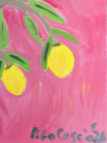 Lemon Tree/ signature van Peter Locascio, Schilderij te koop op Singulart