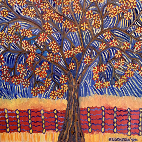 Tree with Blossoms von Peter Locascio, Malerei kaufen auf Singulart