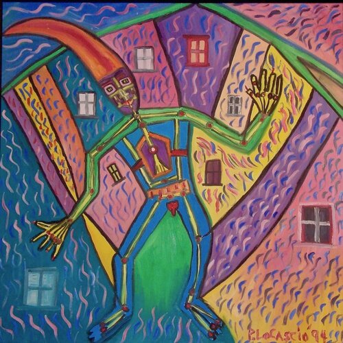 Robo Man with Windows von Peter Locascio, Malerei kaufen auf Singulart
