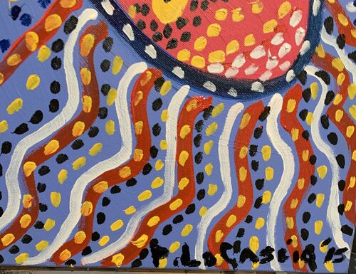 Fractal with Rainbow di Peter Locascio, Pittura in vendita su Singulart