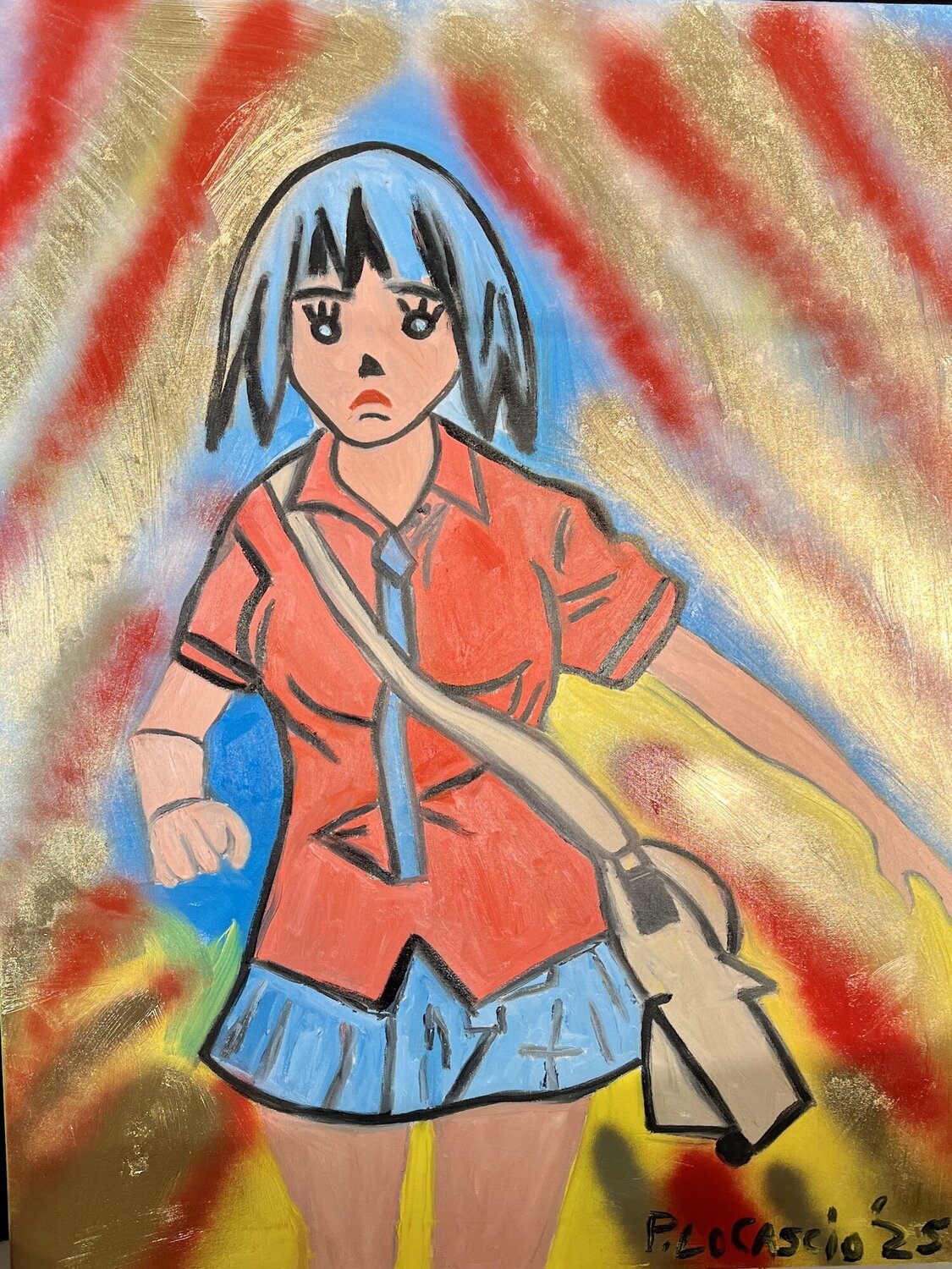 Sad Schoolgirl Peter Locascio
